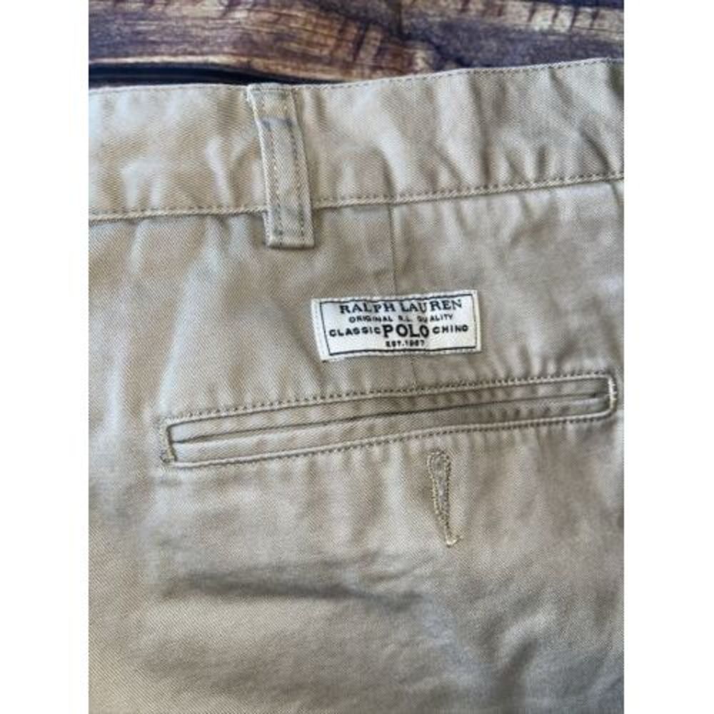 Polo Ralph Lauren Shorts Mens 50B Big Tyler Beige Casual Walking Hiking Trail - Picture 6 of 6